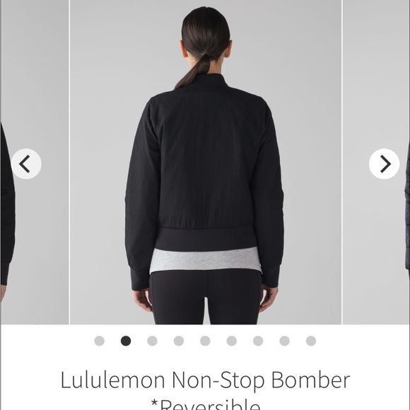 NWT Lululemon Non-Stop Bomber Jacket Sz 10 - Picture 2 of 16